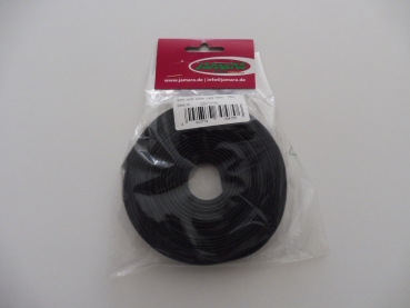 Jamara shrink tube black round 7mm, 10m # 097018
